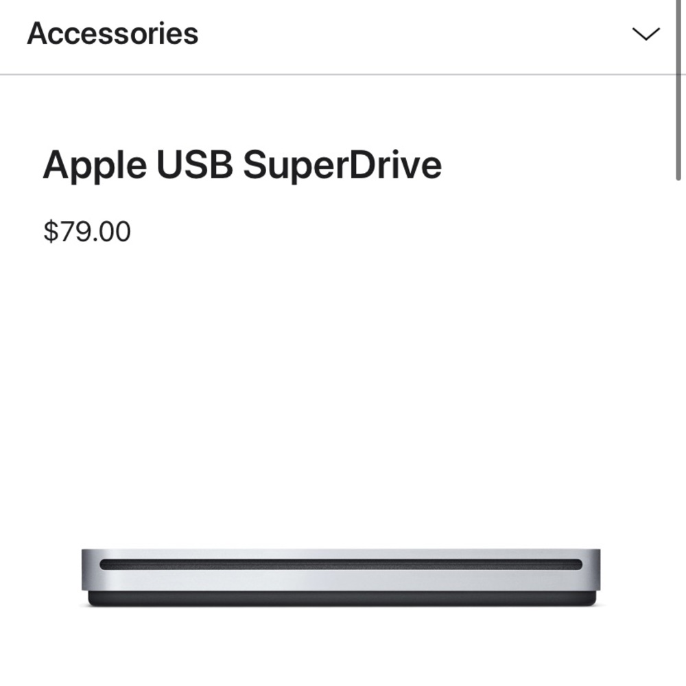 MINT CONDITION Apple USB SuperDrive